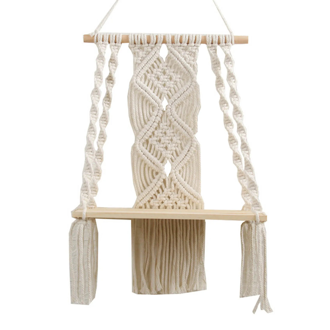 Handwoven Bohemian Macrame Wall Hanging – Elegant Tapestry for Home Decor