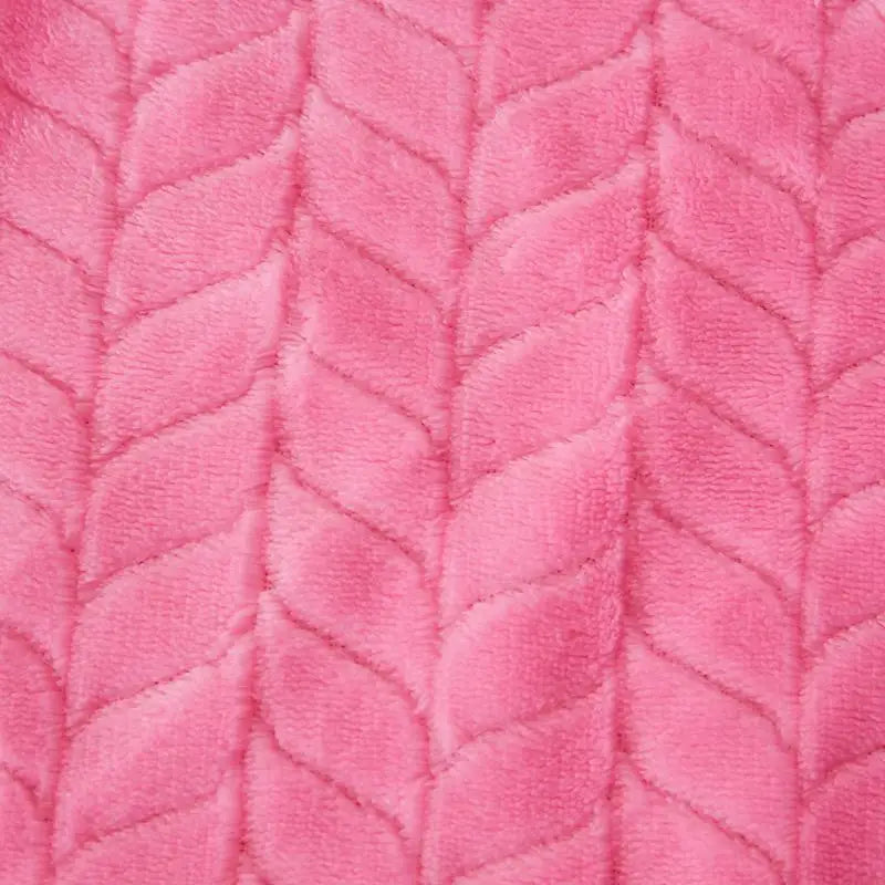 Pink & White Fleece Blanket – Super Soft, Thick Warm Winter Throw for Bed, Sofa & Home | King Size Duvet Cover