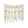 Macrame Wall Hanging Tapestry – Bohemian Home Décor with Tassels for Weddings and Interiors