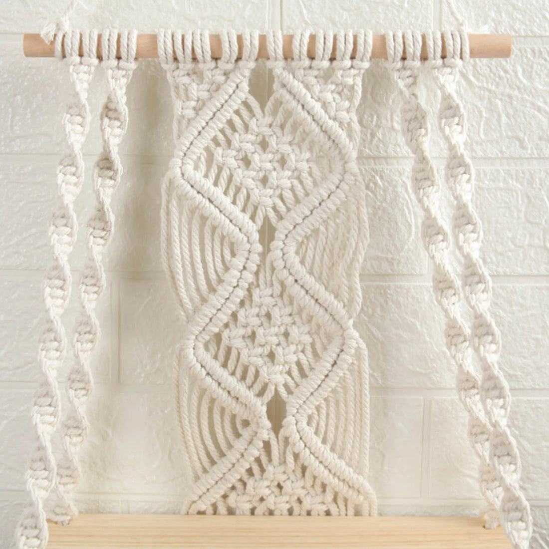 Handwoven Bohemian Macrame Wall Hanging – Elegant Tapestry for Home Decor