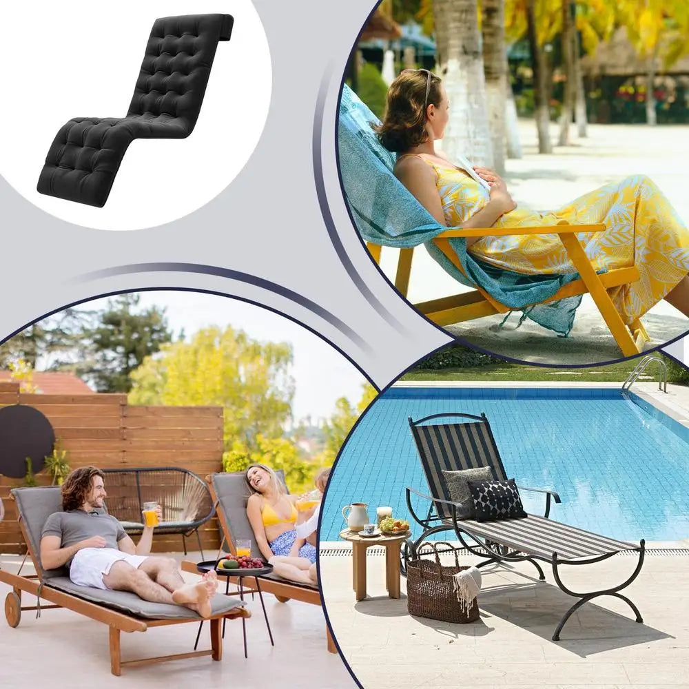 Lawn Chair Cushions – Breathable & Elastic Recliner Pads for Indoor & Outdoor Seating