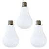 2/3pcs Light Bulb Flower Vase – Transparent Glass Vase for Desktop Hydroponics