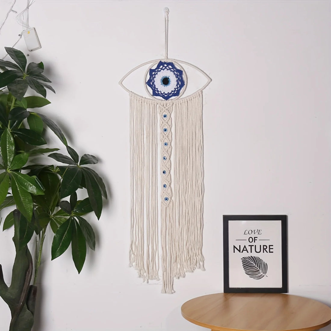 Bohemian Hand-Woven Evil Eye Series Tapestry – Nordic Style Wall Hanging Decor