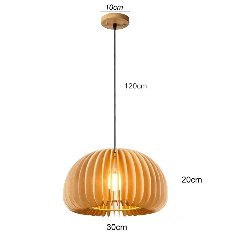 Chinese Style Bamboo Chandelier – Hand-Knitted Pendant Lamp for Cafeteria and Living Room Décor