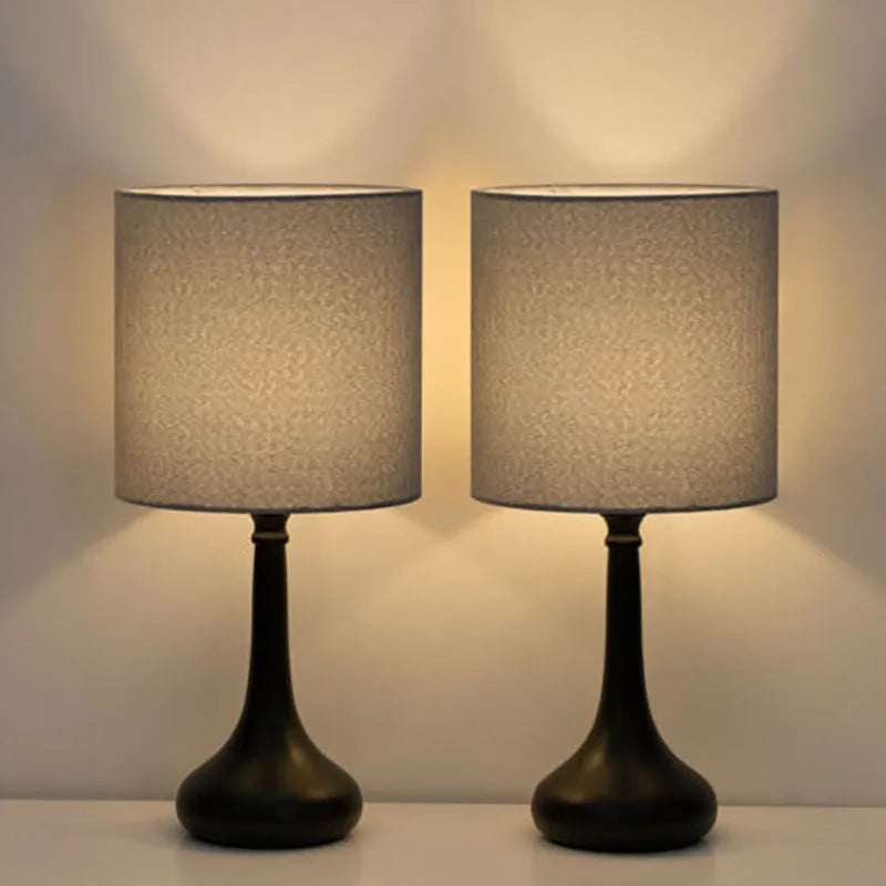 Bedside Table Modern Lamps - Set of 2