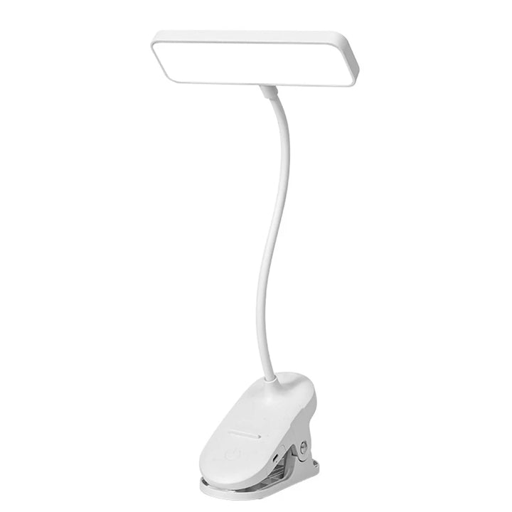 LED Reading Light Clip On Reading Lamp Adjustable Angle Creative Desk Light Multi-Function Studying Lamp for Bedroom Dormitory