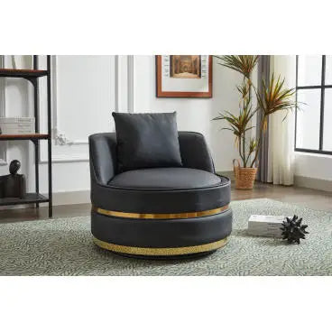 Swivel Accent Chair – 360° Swivel Barrel Chair for Living Room & Bedroom