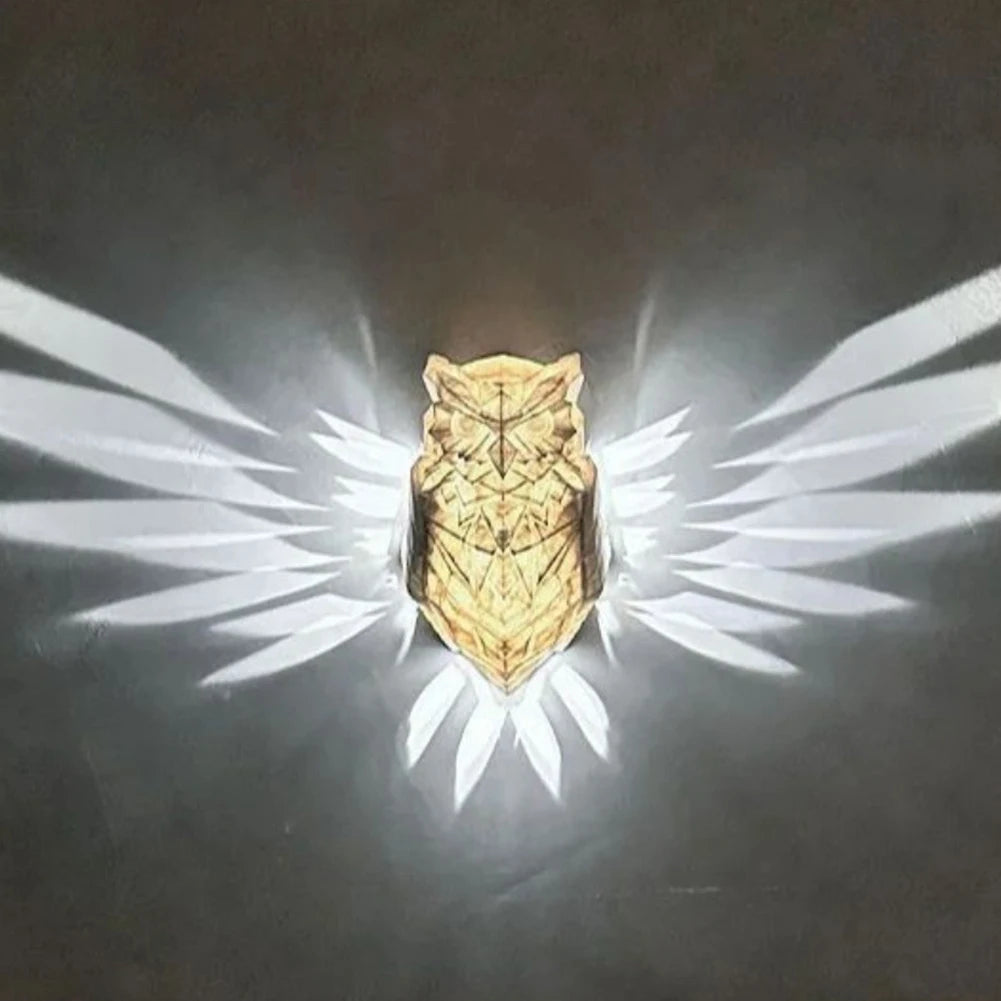 Bird Wall Lamp Owl Eagle Shape Projector Modern Creative Atmosphere Sconce Light 3D Print Body Animal Lighting Lustre