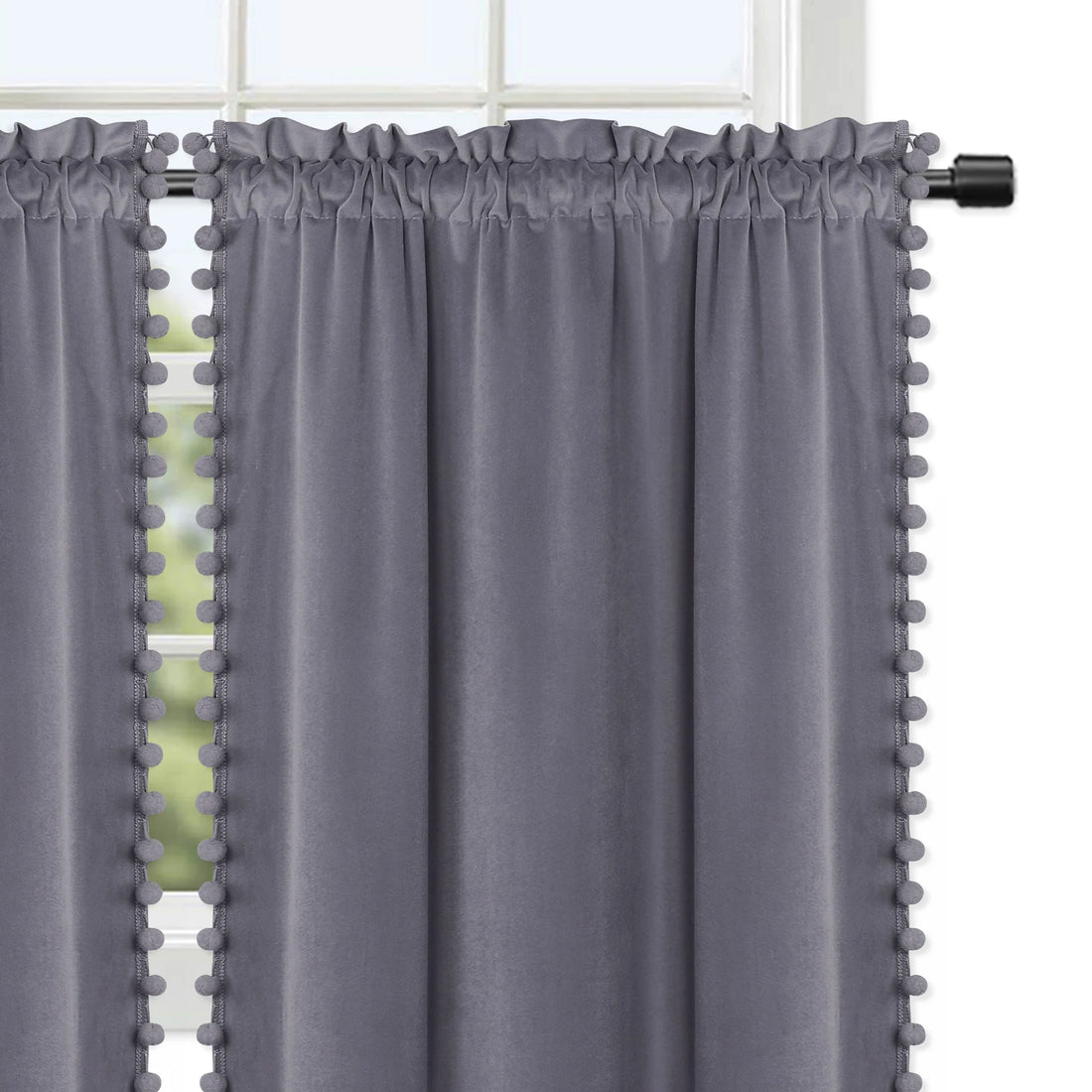 GAOMON Kitchen Café Curtains – Nature Tree Branch Farmhouse Half Window Curtains