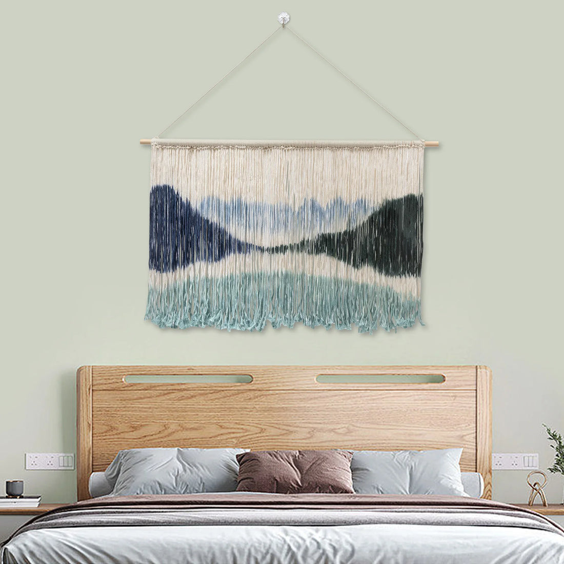 Large Macrame Wall Hanging Tapestry – Boho Chic Handmade Woven Wall Art