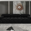 Minimalist U-Shaped Sectional Sofa with Ottomans