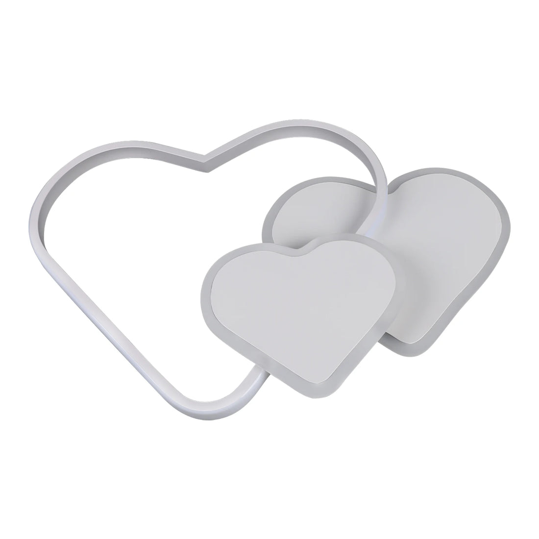 Modern Minimalist LED Ceiling Light – Heart-Shaped Dimmable Nordic Style Lamp for Children's Room, Bedroom, and Home Decor