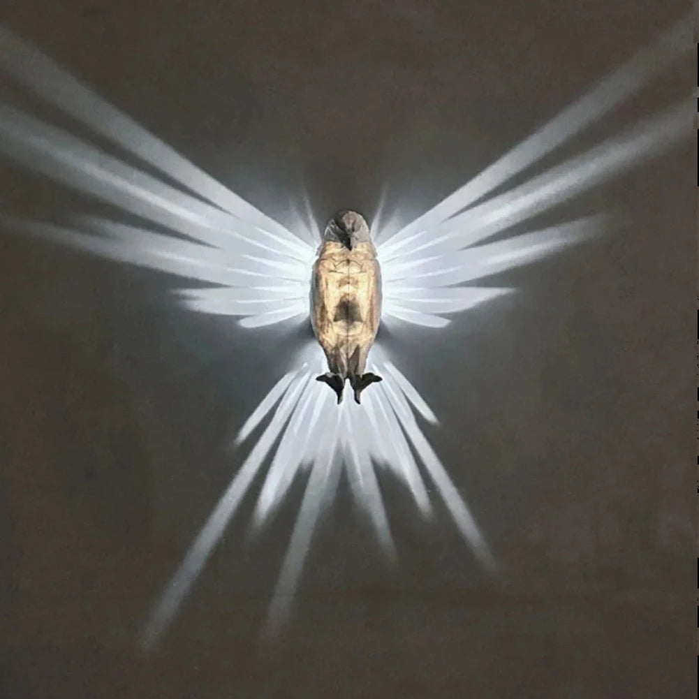 Bird Wall Lamp Owl Eagle Shape Projector Modern Creative Atmosphere Sconce Light 3D Print Body Animal Lighting Lustre