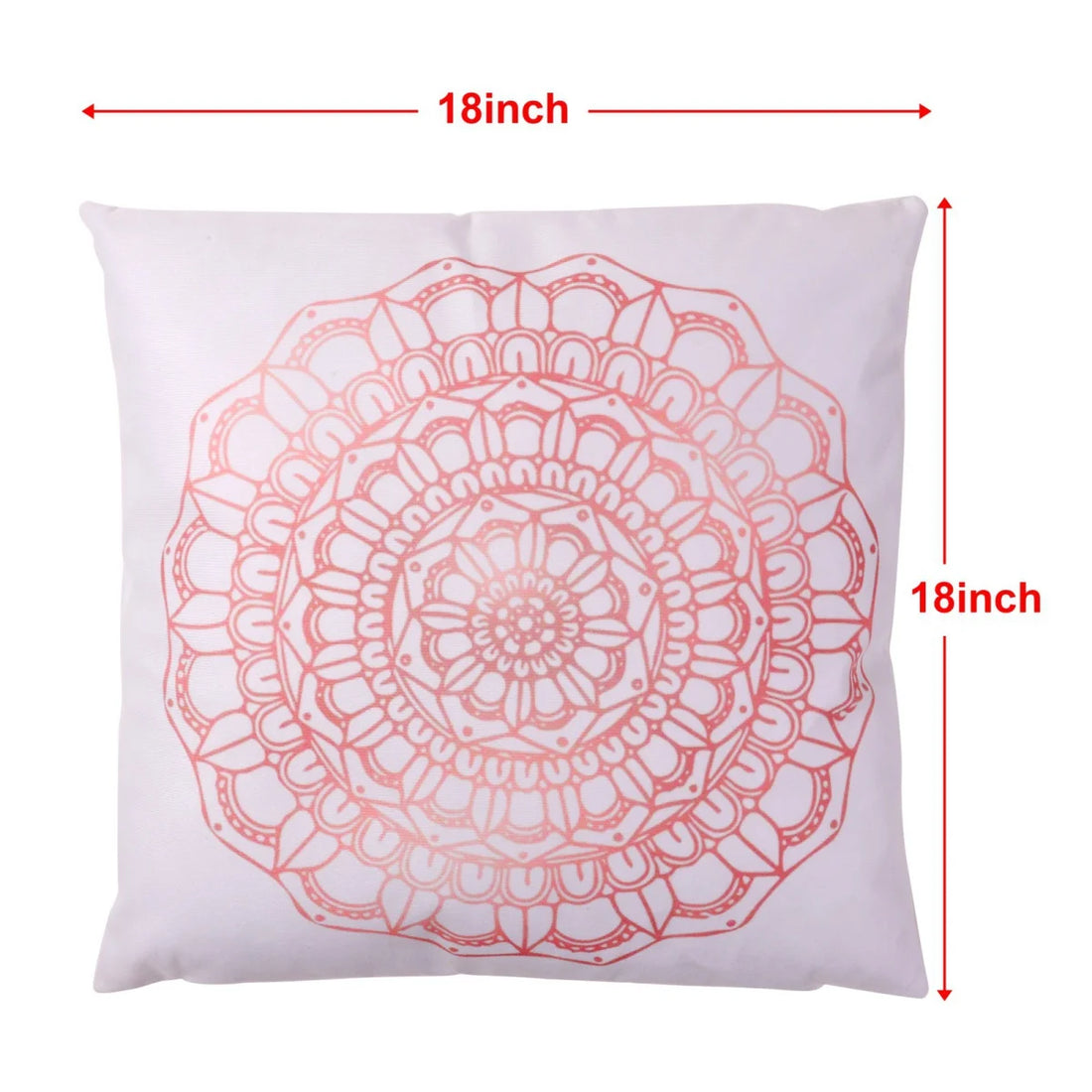 Set of 4 Modern Pink Pillowcases – Soft Polyester Peachskin Cushion Covers for Car, Sofa, Bedroom & Living Room