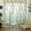 Tulle Curtains with Flower Pattern – Elegant Sheer Curtains for Living Room and Kitchen