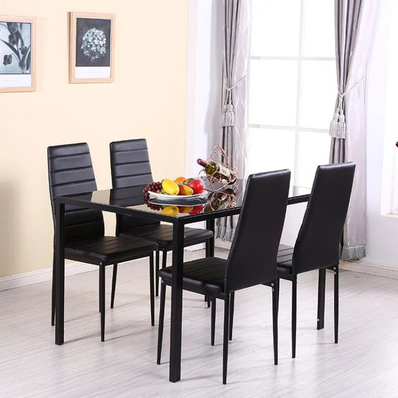 Affordable 6 & 8-Seater Modern Classic Glass Dining Table Set – Luxury & Minimalist Design