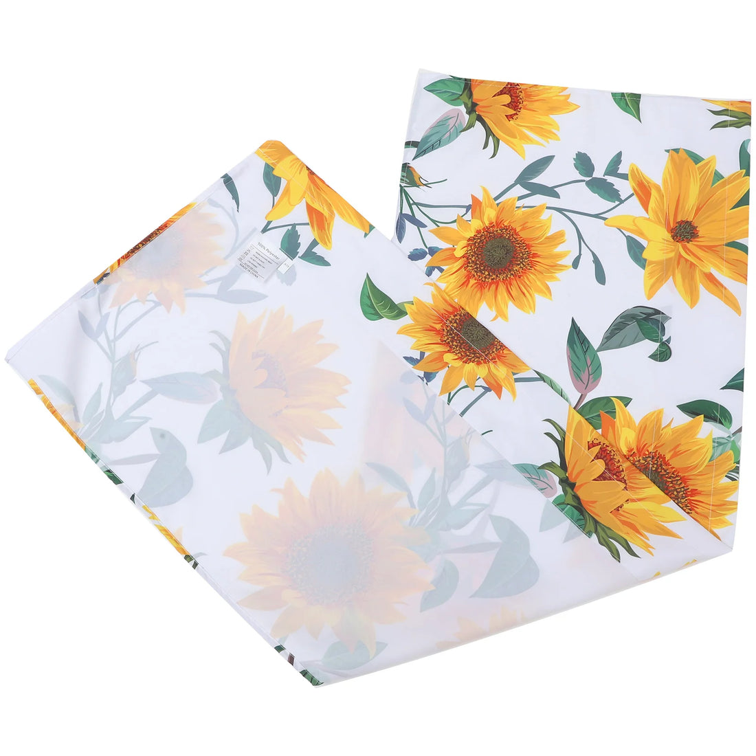 Pastoral Style Sunflower Kitchen Drapes – Short Country Half Curtains for Windows