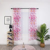 2 Panels Butterfly Sheer Curtains – Long Rod Pocket Window Treatment for Kitchen, Living Room, and Bedroom