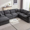 Cloud Sectional Sofa with Movable Ottoman