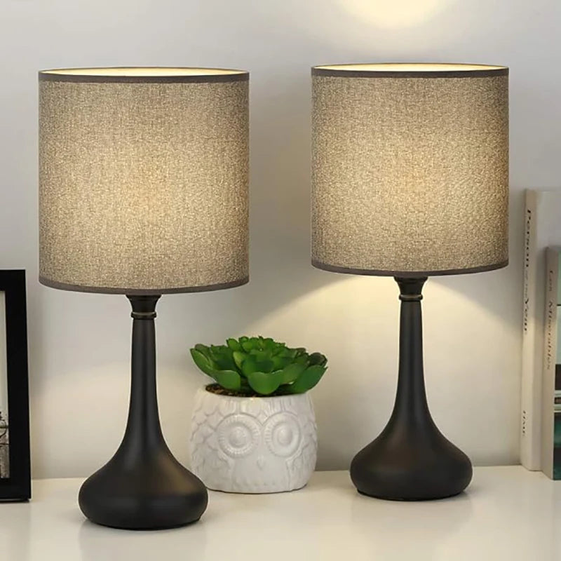 Bedside Table Modern Lamps - Set of 2