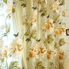 2PCS 100x200cm 3D Floral Sheer Curtains – Luxury Voile Draperies for Kitchen and Living Room