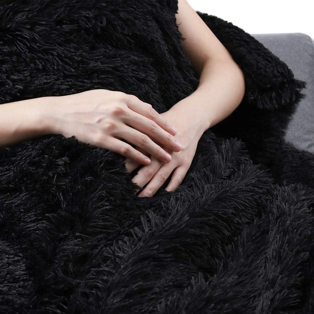 Thickened Fluffy Blanket – Double-Sided Plush Bedspread for Winter Warmth