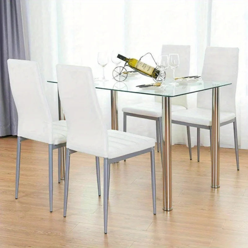 5-Piece Dining Table Set – Modern Kitchen & Dining Room Furniture