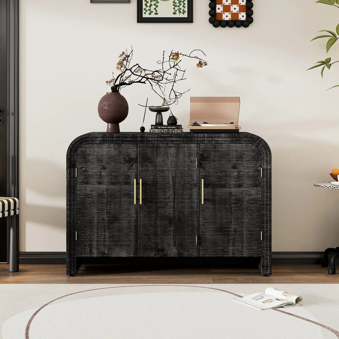 60" Modern Sideboard Buffet Accent Cabinet