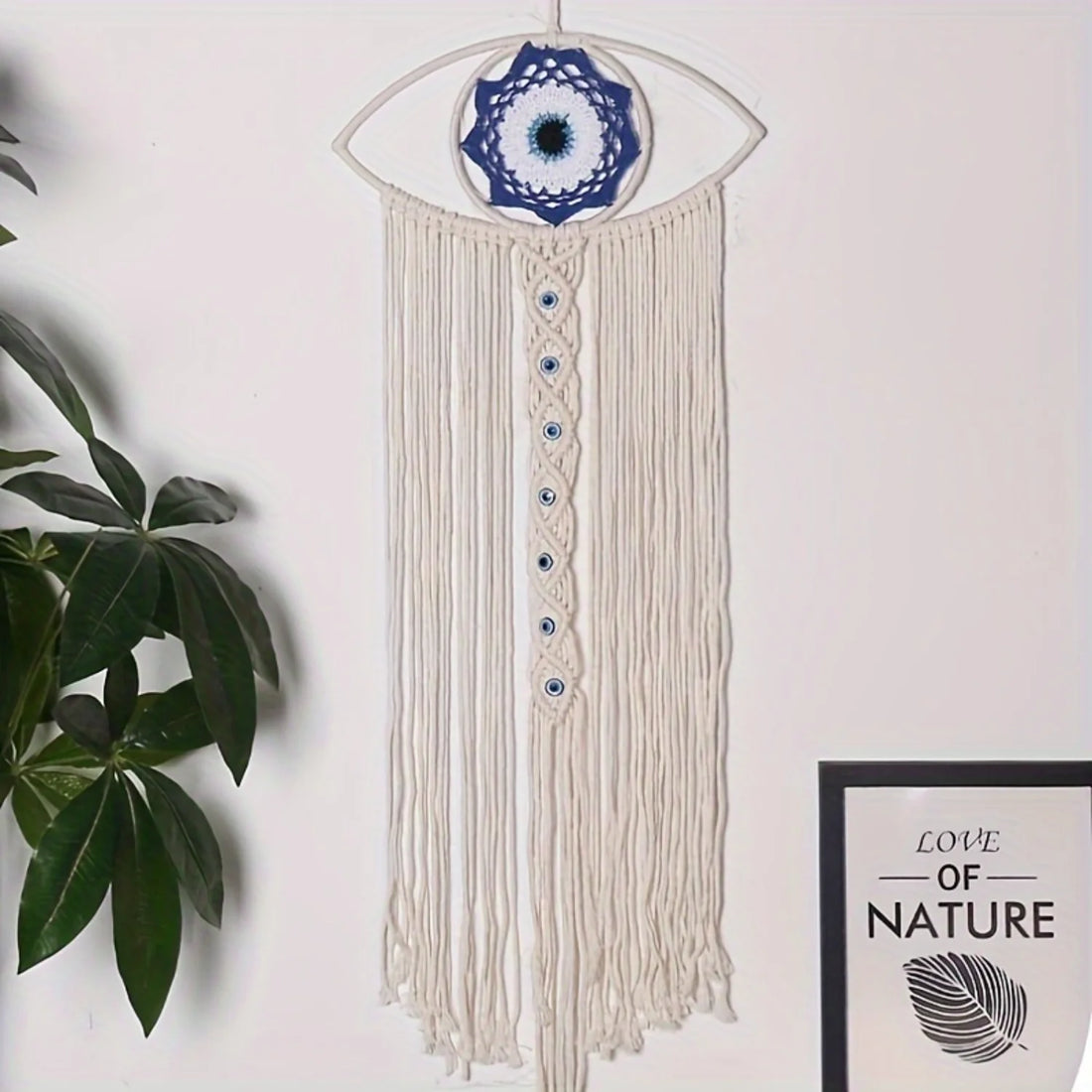 Bohemian Hand-Woven Evil Eye Series Tapestry – Nordic Style Wall Hanging Decor