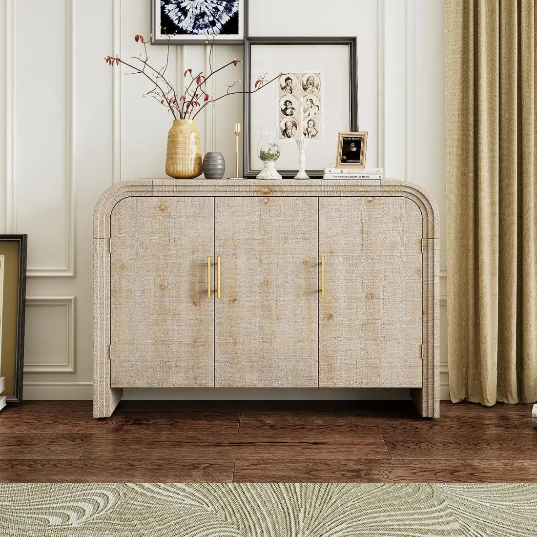 60" Modern Sideboard Buffet Accent Cabinet