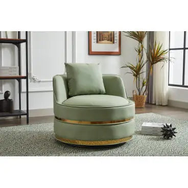 Swivel Accent Chair – 360° Swivel Barrel Chair for Living Room & Bedroom