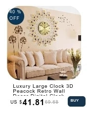 Creative 3D Modern Silent Wall Clock – Artful Home Decor for Living Room and Beyond