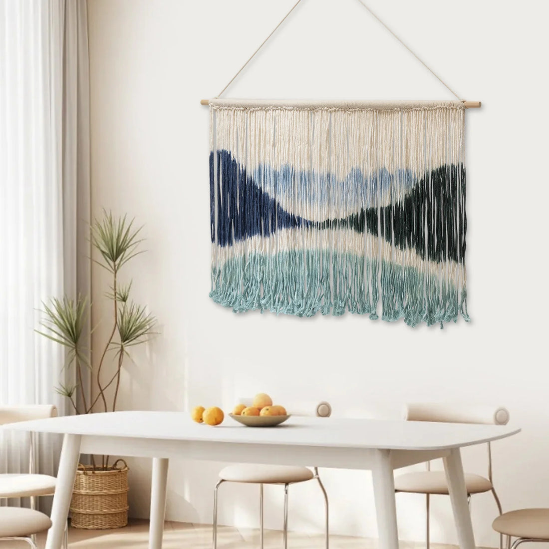 Large Macrame Wall Hanging Tapestry – Boho Chic Handmade Woven Wall Art