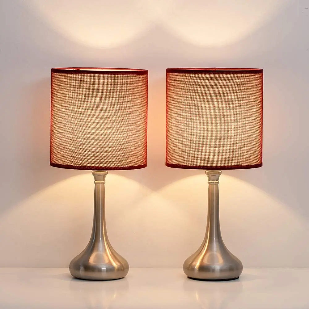 Bedside Table Modern Lamps - Set of 2