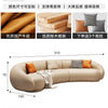 Curved Luxury Couches Unique Vintage Comfortable Italian Modern Puffs Sofa Leather Solid Wood Divano Letto Living Room Furniture