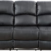 Leather Recliner Sofa Couch with 2 Cup Holder Console