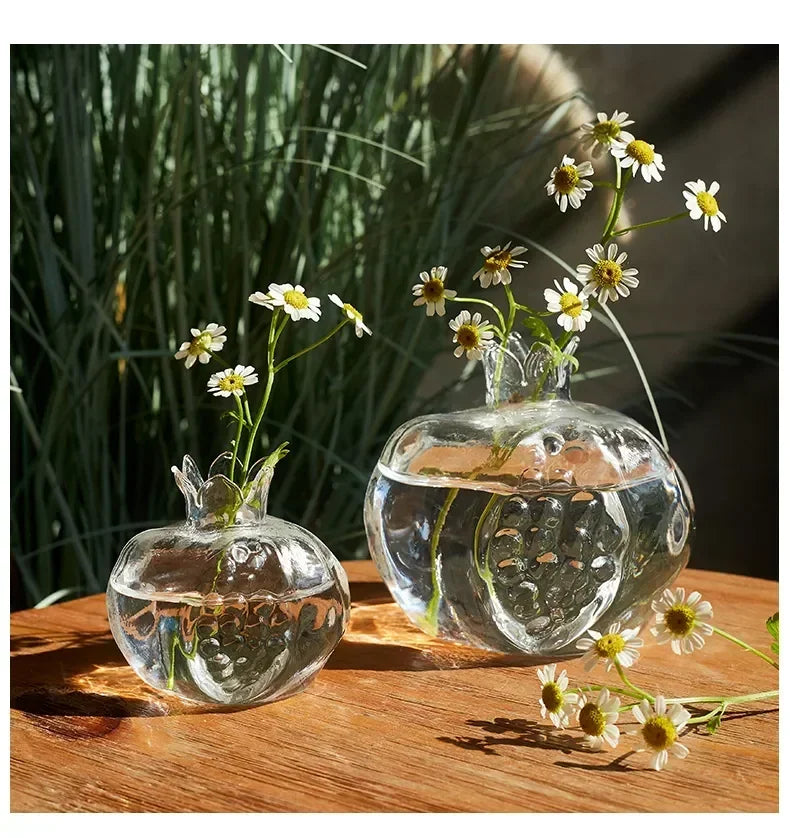 Creative Transparent Angel Hydroponic Vase – Modern Glass Flowerpot for Home Décor