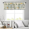 Thanksgiving Autumn Pumpkin Maple Leaf Short Curtains – Farmhouse Curtains for Kitchen, Cabinet, and Window