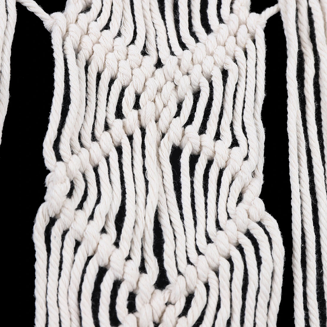 Macrame Door and Window Tapestry – Handwoven Cotton Rope Wall Hanging for Bohemian Home Décor