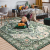 Soft Vintage Floral Area Rug – Non-Slip Large Floor Carpet for Living Room, Bedroom, and Kitchen