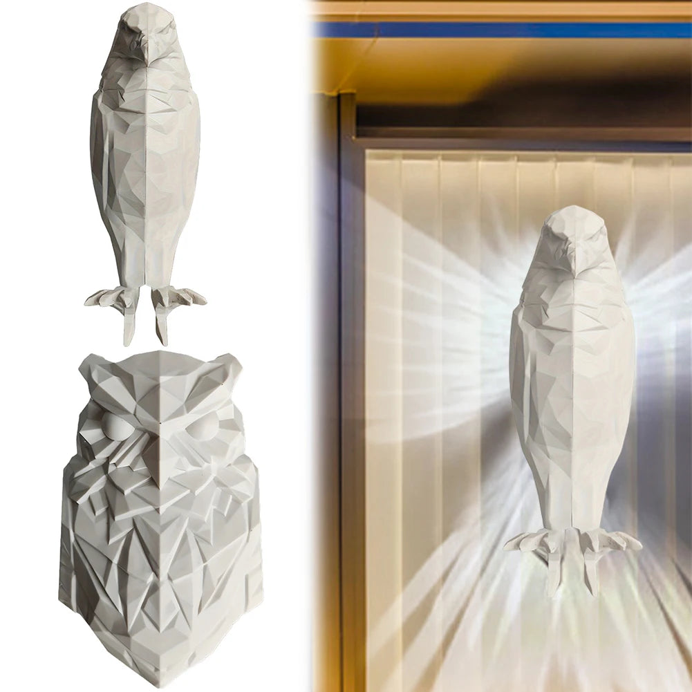 Bird Wall Lamp Owl Eagle Shape Projector Modern Creative Atmosphere Sconce Light 3D Print Body Animal Lighting Lustre