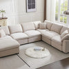 Cloud Sectional Sofa with Movable Ottoman