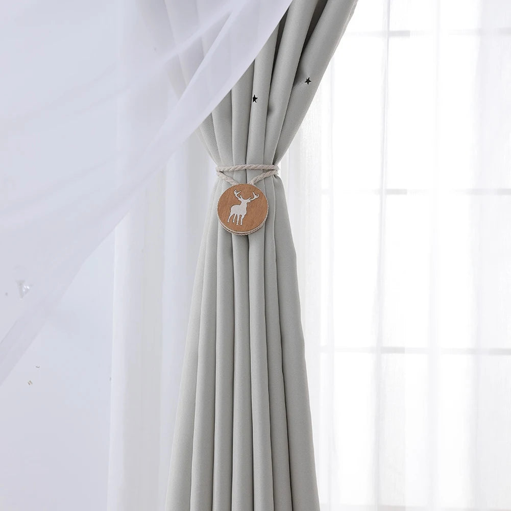 Hollow Out Star Curtain – Sky Wonder Star Cut-Out Room Darkening Drape (1 Panel, 40” x 84”)