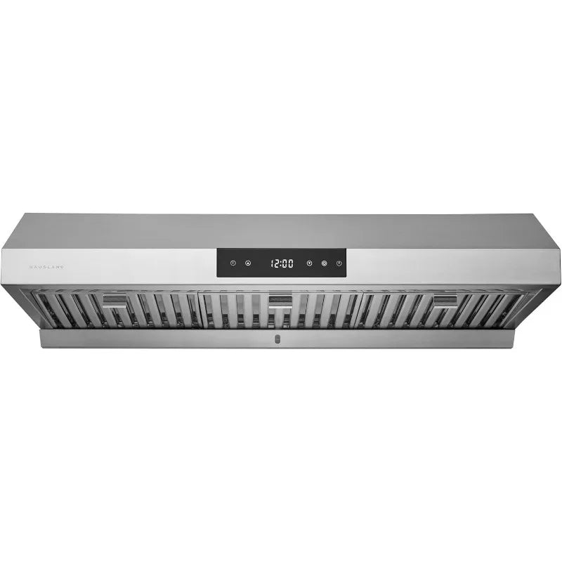 Hauslane 36-Inch Under Cabinet Range Hood – Stainless Steel Kitchen Vent with Powerful Suction, Low Noise & Digital Controls