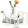 Set of 12 Small Glass Bud Vases – Transparent Decorative Vases for Home, Events, & Seasonal Décor