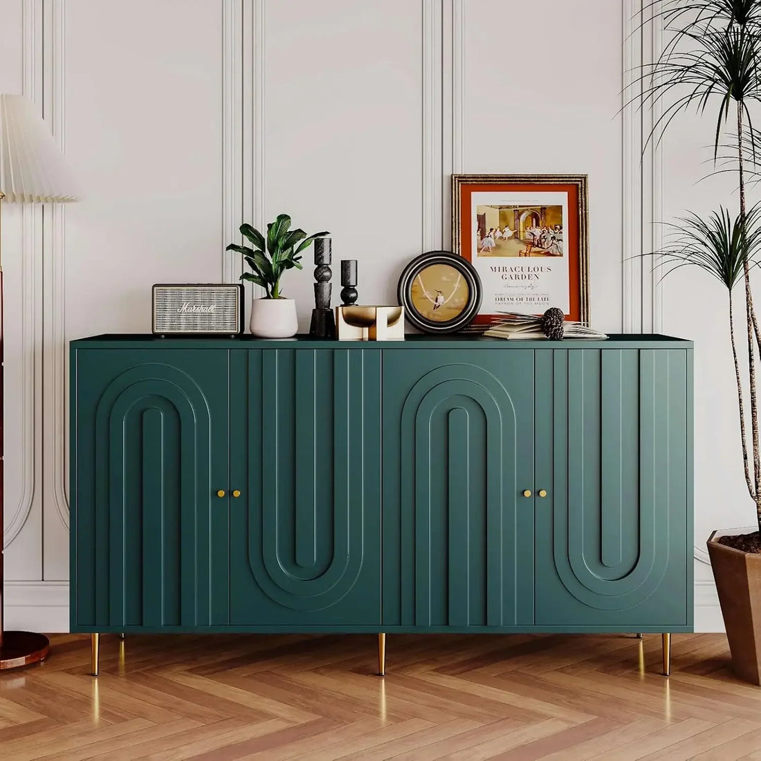 60" Modern Sideboard Buffet Accent Cabinet