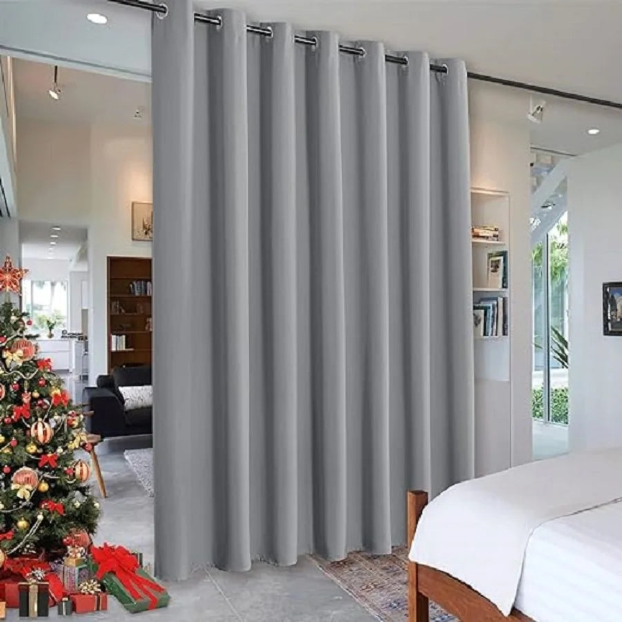 Room Divider Blackout Curtain – Noise Reduction Curtain with Grommet Top