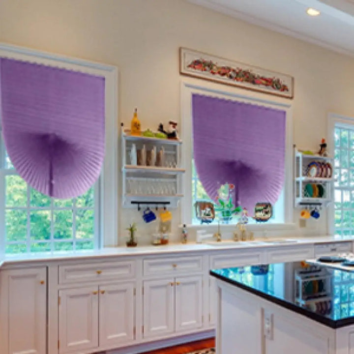 Colorful Blackout Pleated Curtains – Multifunctional and Decorative for Kitchens