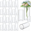 48-Piece Glass Cylinder Vase Set – Elegant Clear Vases for Weddings, Events, and Home Décor