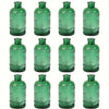 12pcs Small Clear Glass Bud Vases – Vintage Decorative Bottles for Floral Centerpieces